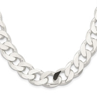 Sterling Silver 14.5mm Curb Chain