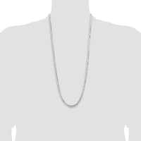 Sterling Silver 5.65mm Concave Beveled Curb Chain