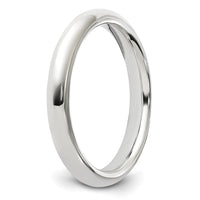 Sterling Silver 3mm Comfort Fit Size 7 Band