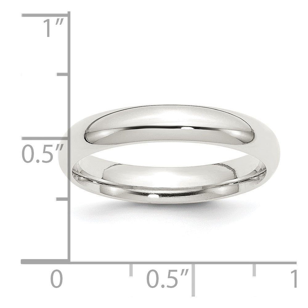 Sterling Silver 4mm Comfort Fit Size 9 Band