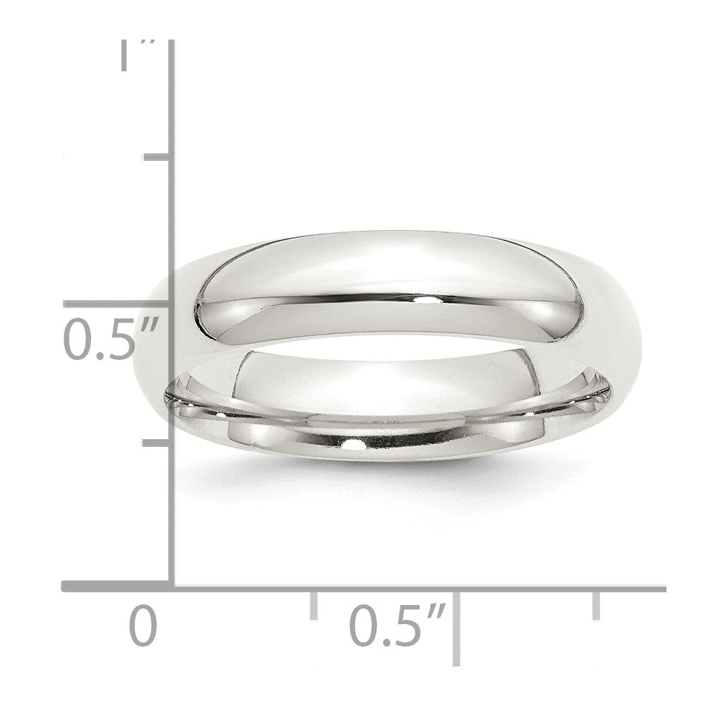 Sterling Silver 5mm Comfort Fit Size 11 Band