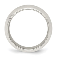 Sterling Silver 7mm Comfort Fit Size 7 Band