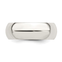 Sterling Silver 7mm Comfort Fit Size 11 Band
