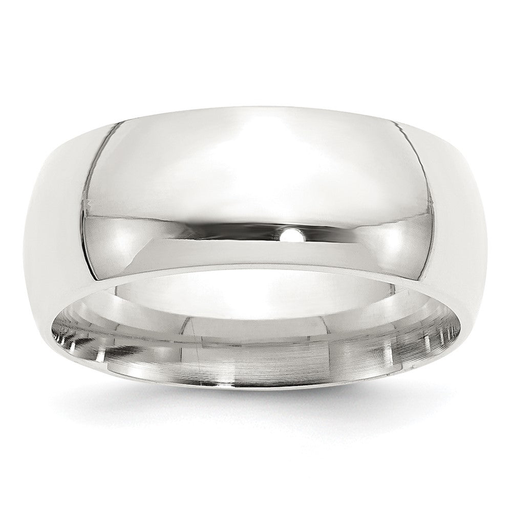Sterling Silver 9mm Comfort Fit Size 8 Band