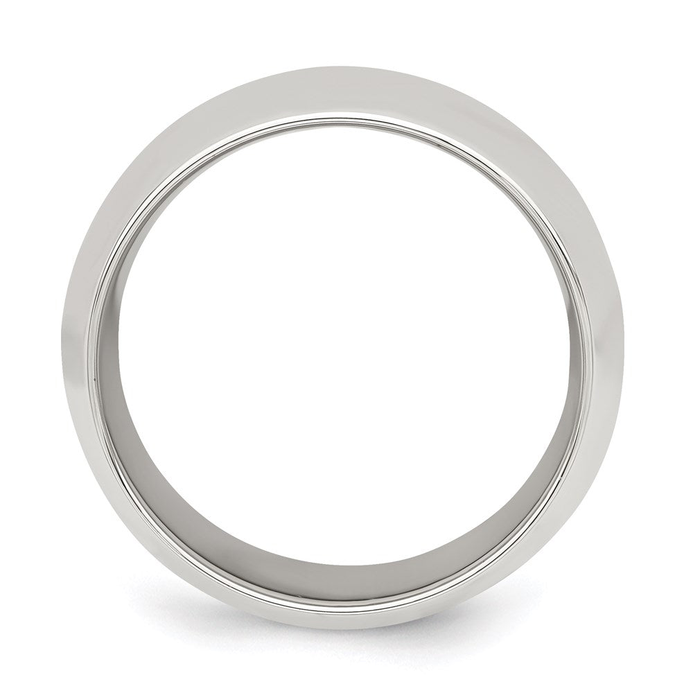 Sterling Silver 10mm Comfort Fit Size 12 Band