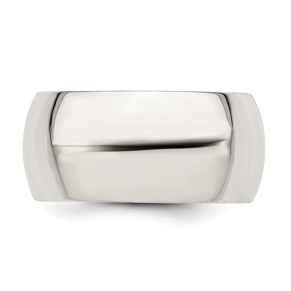 Sterling Silver 10mm Comfort Fit Size 6 Band