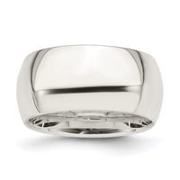 Sterling Silver 10mm Comfort Fit Size 11 Band