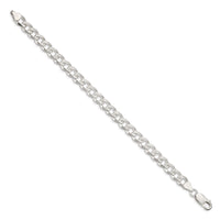 Sterling Silver 7.5mm Pavé Curb Chain