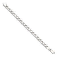 Sterling Silver 8.3mm Pavé Curb Chain