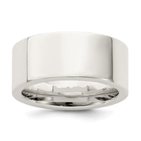 Sterling Silver 9mm Comfort Fit Flat Size 4.5 Band