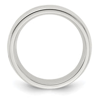 Sterling Silver 6mm Milgrain Comfort Fit Size 12 Band