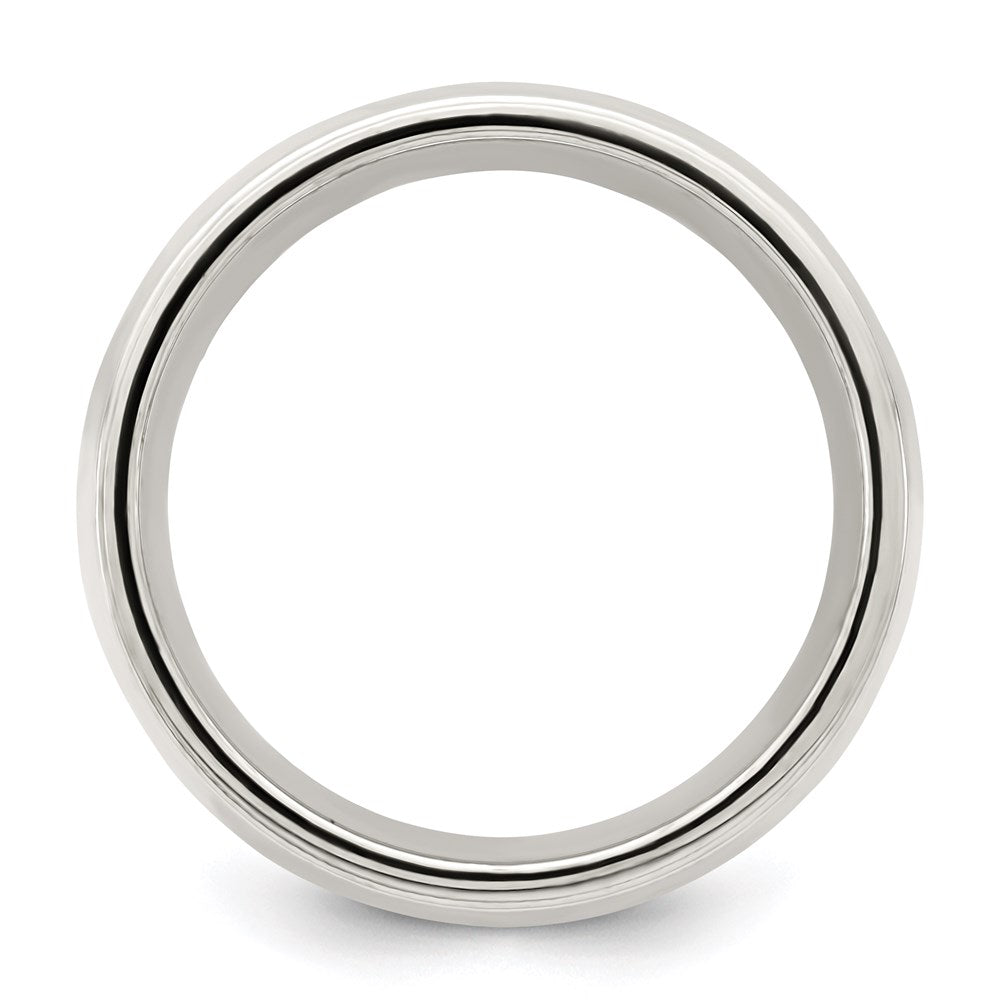Sterling Silver 9mm Milgrain Comfort Fit Size 12 Band