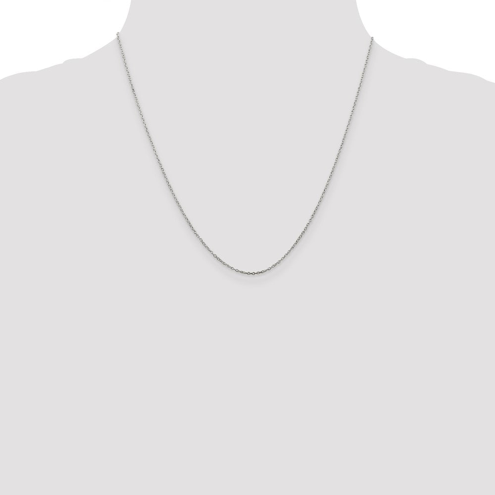Sterling Silver 1mm Cable Chain