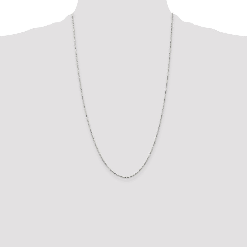 Sterling Silver 1mm Cable Chain