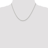 Sterling Silver Rhodium-plated 1.95mm Cable Chain