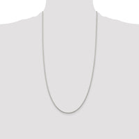 Sterling Silver 2.25mm Cable Chain