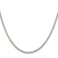 Sterling Silver 2.75mm Cable Chain