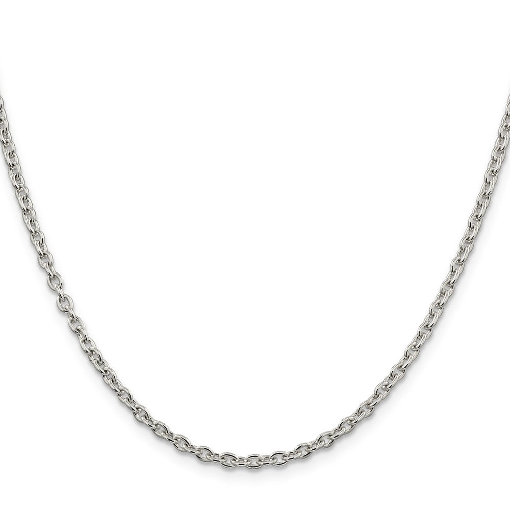 Sterling Silver 2.75mm Cable Chain