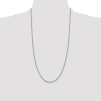 Sterling Silver 2.75mm Cable Chain