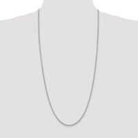 Sterling Silver 2.75mm Cable Chain