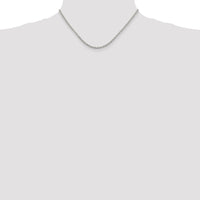 Sterling Silver Rhodium-plated 2.75mm Cable Chain