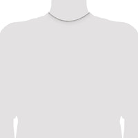 Sterling Silver 1.5mm Diamond-cut Rope Chain