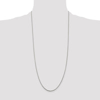Sterling Silver 1.5mm Diamond-cut Rope Chain