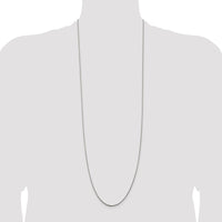Sterling Silver 1.5mm Diamond-cut Rope Chain