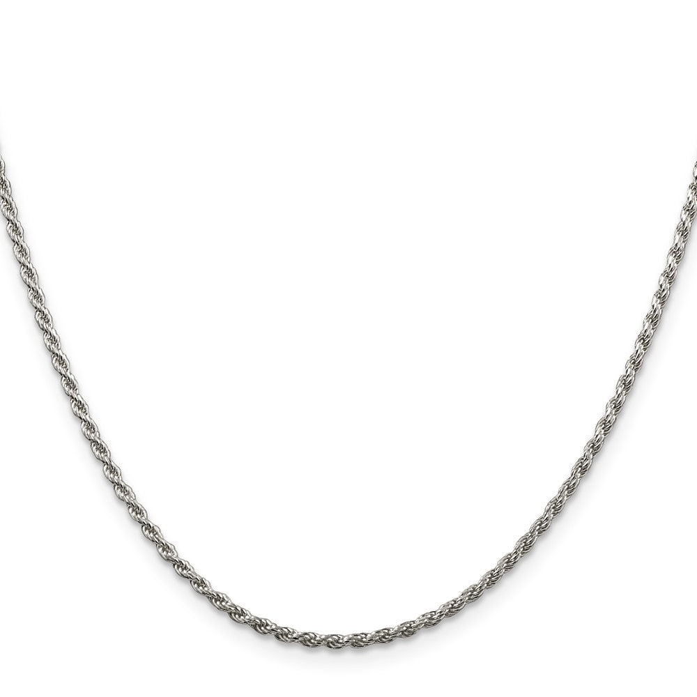 Sterling Silver 1.85mm Diamond-cut Rope Chain