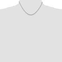 Sterling Silver 1.85mm Diamond-cut Rope Chain