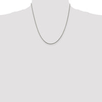Sterling Silver 1.85mm Diamond-cut Rope Chain
