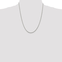 Sterling Silver 1.85mm Diamond-cut Rope Chain