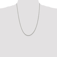 Sterling Silver 1.85mm Diamond-cut Rope Chain