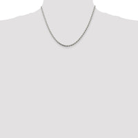 Sterling Silver 2.75mm Diamond-cut Rope Chain