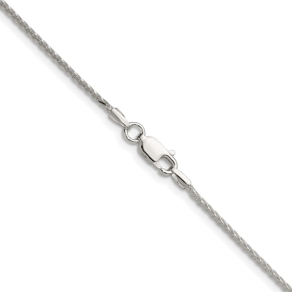 Sterling Silver 1.45mm 8 Sided D/C Double Spiga Chain