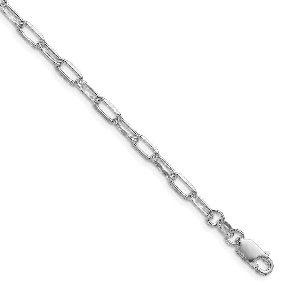 Sterling Silver Rhodium-plated 3.85mm D/C Forzantine Chain