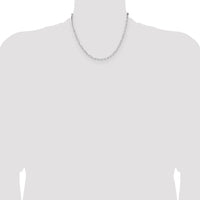 Sterling Silver 3.1mm D/C Paperclip Chain