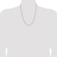 Sterling Silver 3.1mm D/C Paperclip Chain