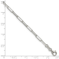 Sterling Silver 3.1mm D/C Paperclip Chain