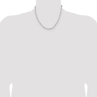 Sterling Silver 3.5mm D/C Paperclip Chain