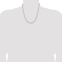 Sterling Silver 3.5mm D/C Paperclip Chain