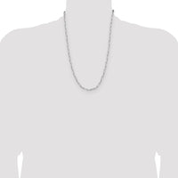 Sterling Silver 3.5mm D/C Paperclip Chain