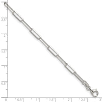Sterling Silver 3.5mm D/C Paperclip Chain
