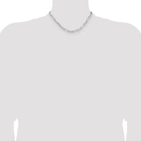 Sterling Silver 4.4mm D/C Paperclip Chain