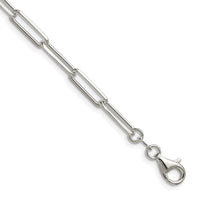 Sterling Silver 4.4mm D/C Paperclip Chain