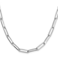Sterling Silver 5.5mm D/C Paperclip Chain