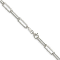 Sterling Silver 5.5mm D/C Paperclip Chain