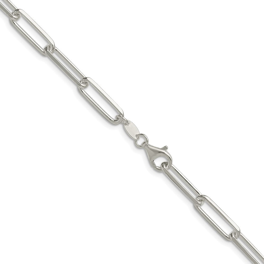 Sterling Silver 5.5mm D/C Paperclip Chain