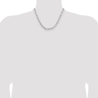 Sterling Silver 5.5mm D/C Paperclip Chain
