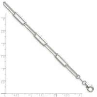 Sterling Silver 5.5mm D/C Paperclip Chain